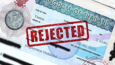 Reasons for Thailand visa rejection