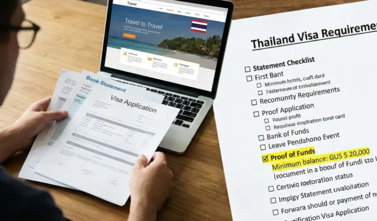 A checklist for a Thailand visa application