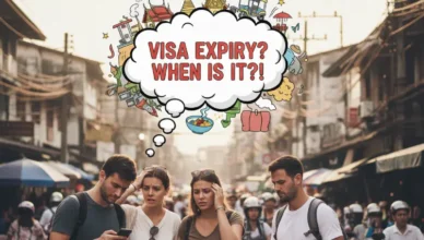 Worried tourists about visa expiry